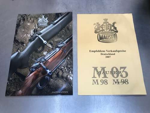 Mauser Catalog 2007 Preisliste 2007 in german ,vintage , collectors item,