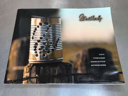 Weatherby catalog 2007 in english ,vintage , collectors item,