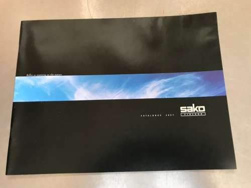 SAKO Catalogue 2007 in english ,vintage , collectors item,