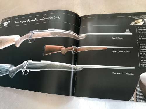 SAKO Catalogue 2007 in english ,vintage , collectors item,