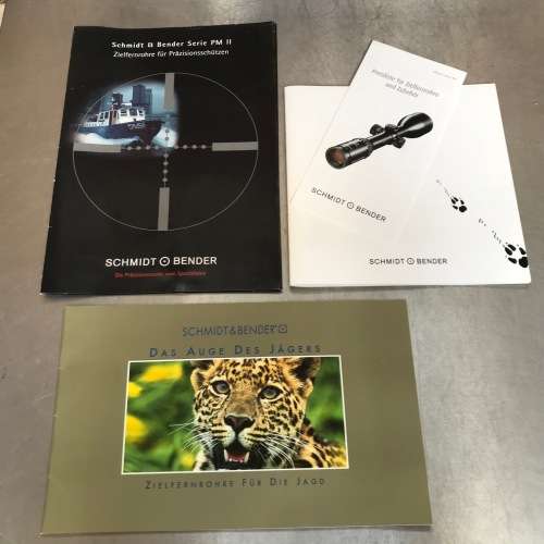 Schmidt+Bender Prospect 2007and Pricelist in german ,vintage , collectors item,