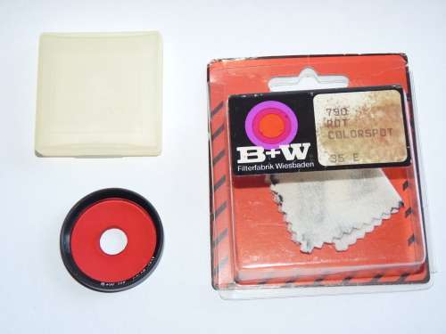 BW 35E Filter, Colorspot red, 35mm,