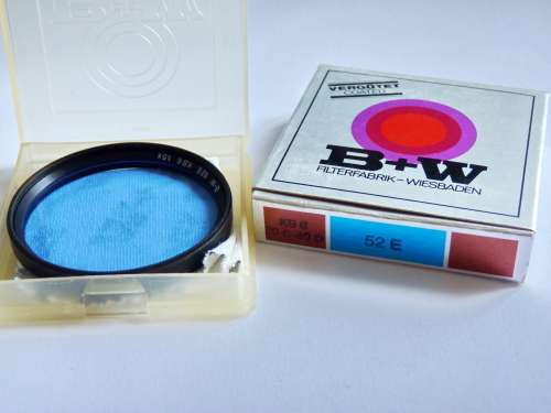 BW 52ES KB6 Blue correction filter,52mm Filter Thread, B+W