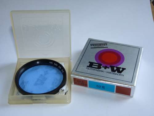 BW 52ES KB6 Blue correction filter,52mm Filter Thread, B+W