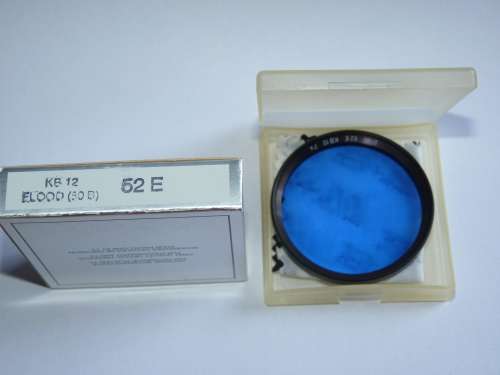 BW 52ES KB12 (80B) Blue correction filter,52mm Filter Thread, B+W