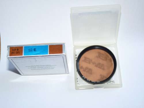 BW 52E KR6 Red correction filter,52mm Filter Thread, B+W,1.4x