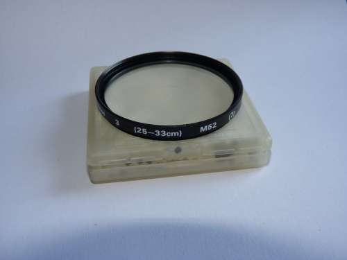 Filter Close up lens 52mm NL 3, +3, 52mm Filter Thread, close up,