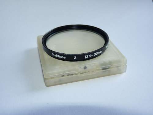 Filter Close up lens 52mm NL 3, +3, 52mm Filter Thread, close up,