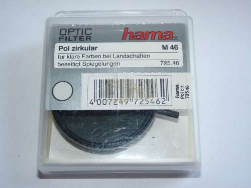 Hama 46mm Pol Circular,46mm Filter Thread,Polarizing Filter, polarized