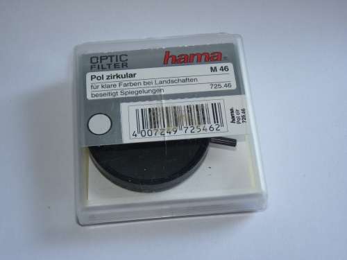 Hama 46mm Pol Circular,46mm Filter Thread,Polarizing Filter, polarized
