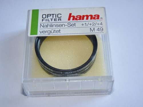Hama Close Up Set: 49mm +1,+2,+4, 49 mm Filter Thread, close up,