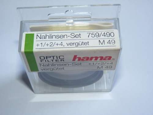 Hama Close Up Set: 49mm +1,+2,+4, 49 mm Filter Thread, close up,