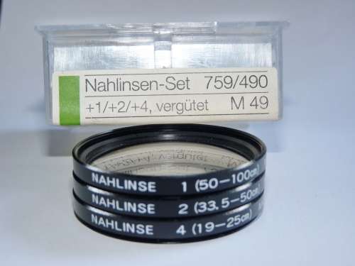 Hama Close Up Set: 49mm +1,+2,+4, 49 mm Filter Thread, close up,
