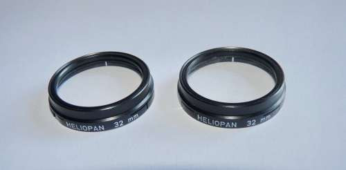 Heliopan 32mm -0.125 , 2 x close up lenses POLAROID MODEL 403 MINIPORTRAIT PASSPORT ID CAMERA