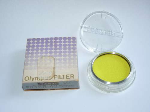 Olympus 43.5mm SY 48 2C  (Y2) , 43.5mm Filter Thread, yellow ,