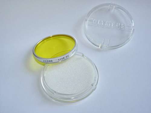 Olympus 43.5mm SY 48 2C  (Y2) , 43.5mm Filter Thread, yellow ,