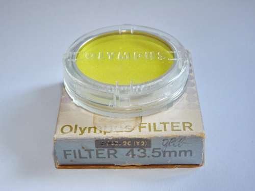 Olympus 43.5mm SY 48 2C  (Y2) , 43.5mm Filter Thread, yellow ,