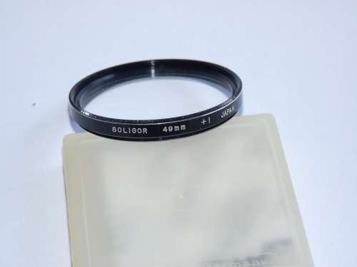 Soligor 49mm +1 Japan, 49mm Filter Thread, close up,