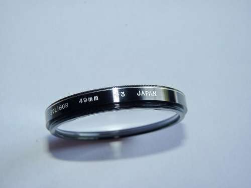 Soligor 49mm +3 Japan, 49mm Filter Thread, close up,
