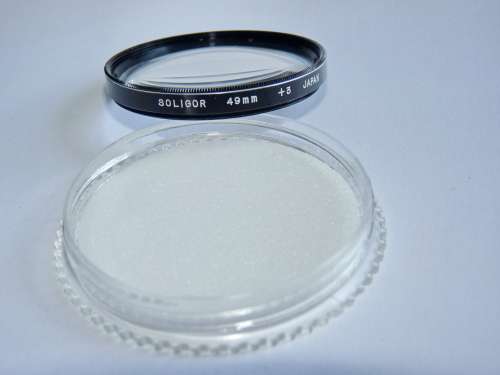 Soligor 49mm +3 Japan, 49mm Filter Thread, close up,