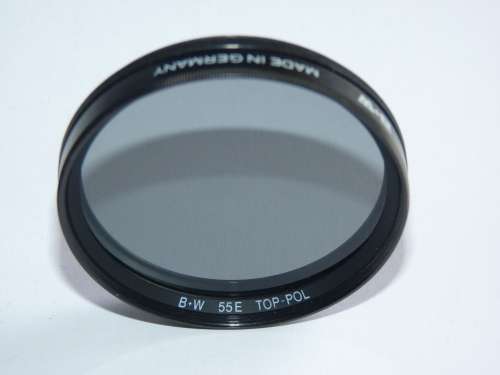 BW 55E Top Pol , 55mm Filter Thread, polfilter, pol filter,made in Germany ,B+W,Polarizing Filter,