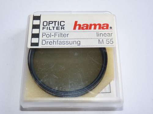 Hama 55mm Pop Filter linear ,55mm Filter Thread, polfilter, pol filter,Polarizing Filter, polarized