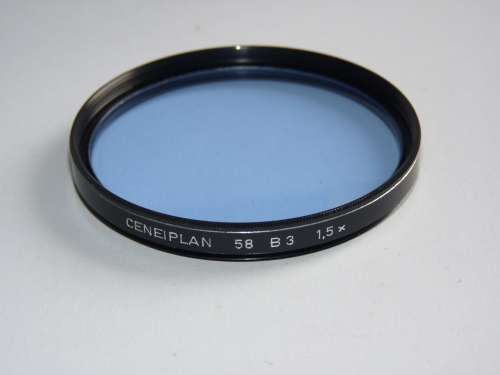 CeneiPlan 58mm Blue B3  1.5x, correction filter,58mm Filter Thread,Cenei