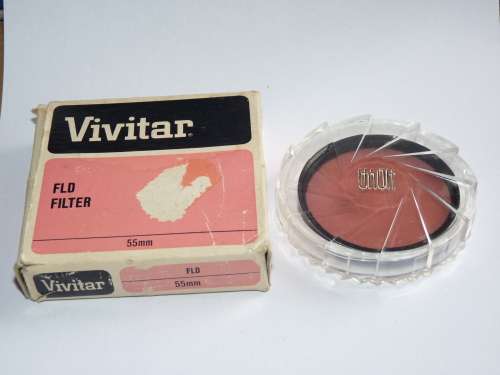Vivitar 55E FL-D ,55mm Filter Thread, FLD,Fluorescent color correction Filter
