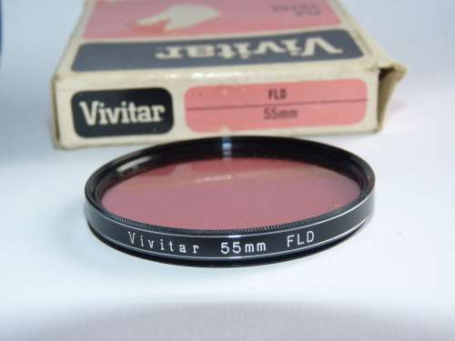 Vivitar 55E FL-D ,55mm Filter Thread, FLD,Fluorescent color correction Filter
