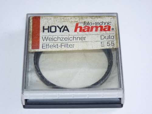 Hama Hoya 55E Soft Filter Duto Effect, 55mm Filter Thread, close up,effect filter