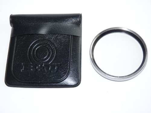 BW 54E UV 010 Glass loose, 54mm Filter Thread,B+W, vintage