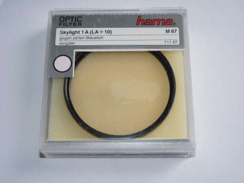 Hama Skylight 1A (LA+10) Filter 67mm,67mm Filter Thread,