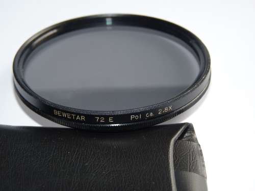 Bewetar 72E Pol Filter ca. ,72mm Filter Thread, made in Germany by B+W,Polarizing Filter, polarized