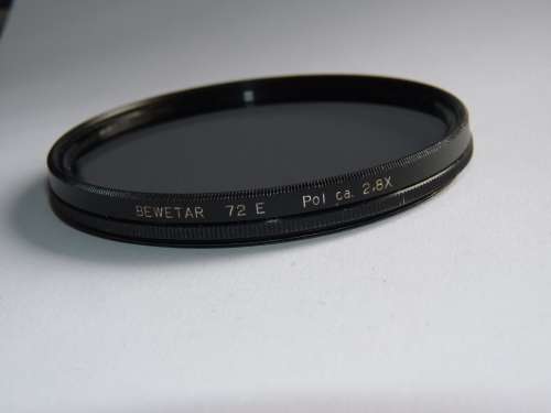 Bewetar 72E Pol Filter ca. ,72mm Filter Thread, made in Germany by B+W,Polarizing Filter, polarized