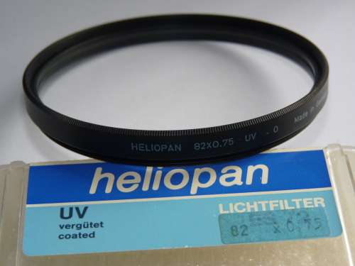 Heliopan UV Filter coated 82mm, 82mm Filter Thread, made in Germany