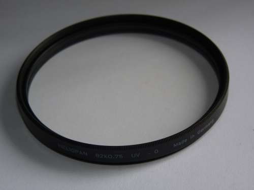 Heliopan UV Filter coated 82mm, 82mm Filter Thread, made in Germany