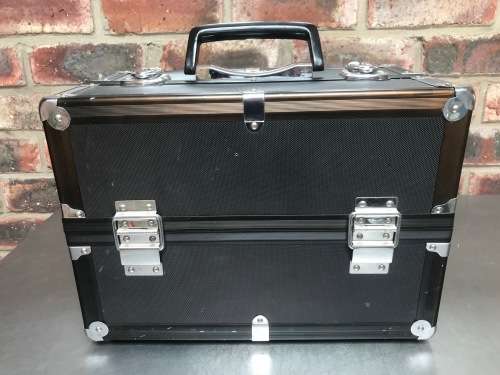 Aluminium Photo Camera Case, tool box, carring case, 21.5cm x 27cm x 36cm, black, profi,
