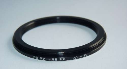 BW Metal Adapter Ring 58mm - 49mm, B+W, Filter 49mm to Lens 58mm