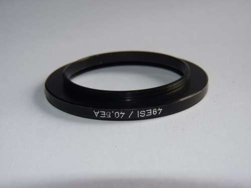 Metal Adapter Ring F 49mm to L40.5mm, Filter 49mm to Lens 40.5mm ,made by B+W (Germany)
