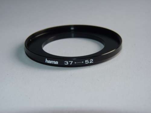 Hama Metal Adapter Ring F 52mm to L 37mm, Filter 52mm to Lens 37mm