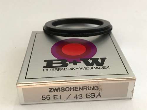 BW Metal Adapter Ring F 43mm - L 55mm, B+W, Filter 43mm to Lens 55mm