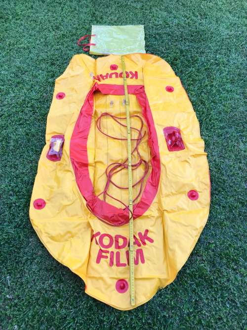 Vintage Kodak Film Inflatable Boat (Store Display Promotion 70s in Germany), collectors item,  LOT 1