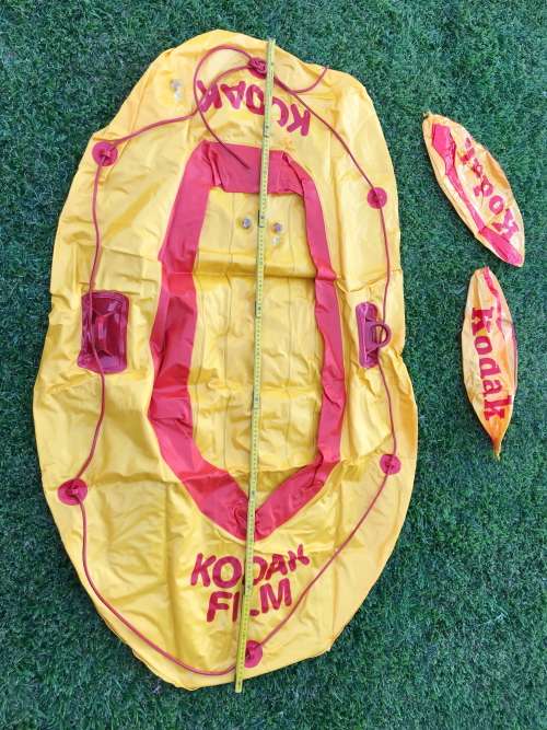 Vintage Kodak Film Inflatable Boat (Store Display Promotion 70s in Germany), collectors item,  LOT 2