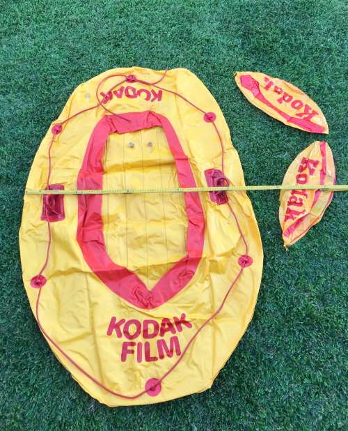 Vintage Kodak Film Inflatable Boat (Store Display Promotion 70s in Germany), collectors item,  LOT 2