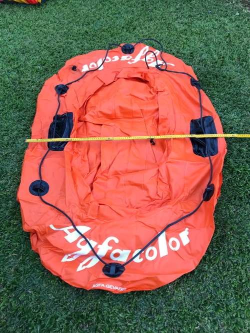 Vintage Agfa Inflatable Boat (Store Display Promotion 70s in Germany), collectors item, Agfa-Gevaert