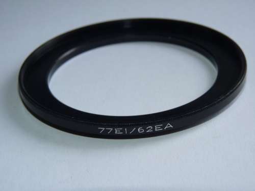 Metal Adapter Ring F 77mm to L 62mm, Filter 77mm to Lens 62mm, made by B+W Germany