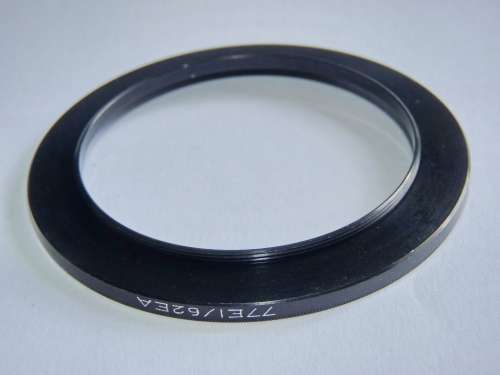 Metal Adapter Ring F 77mm to L 62mm, Filter 77mm to Lens 62mm, made by B+W Germany