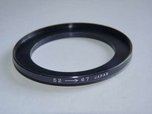 Metal Adapter Ring F 67mm to L 52mm, Filter 67mm to Lens 52mm, Japan