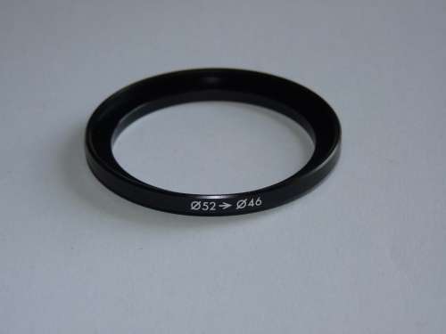 Metal Adapter Ring F 52mm to L 46mm, Filter 52mm to Lens 46mm
