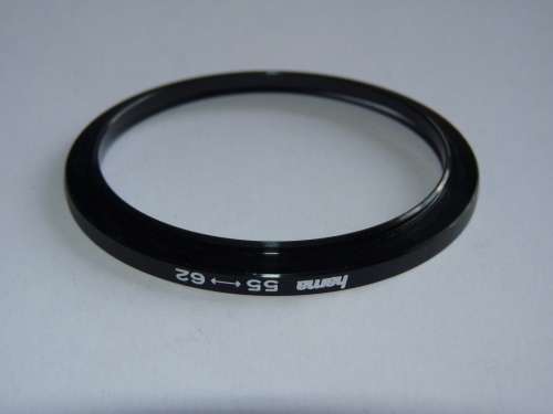 Hama Metal Adapter Ring F 62mm to L 55mm, Filter 62mm to Lens 55mm
